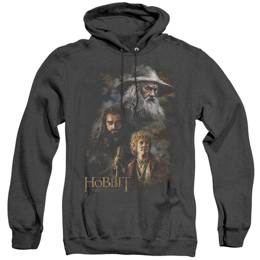 The Hobbit - Painting - Adult Heather Hoodie - Black