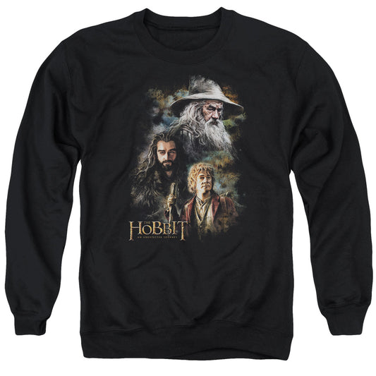 The Hobbit - Painting - Adult Crewneck Sweatshirt - Black