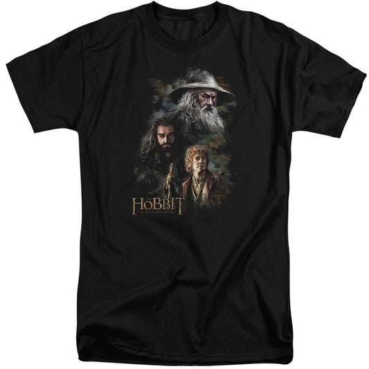 The Hobbit - Painting - Short Sleeve Adult Tall - Black T-shirt