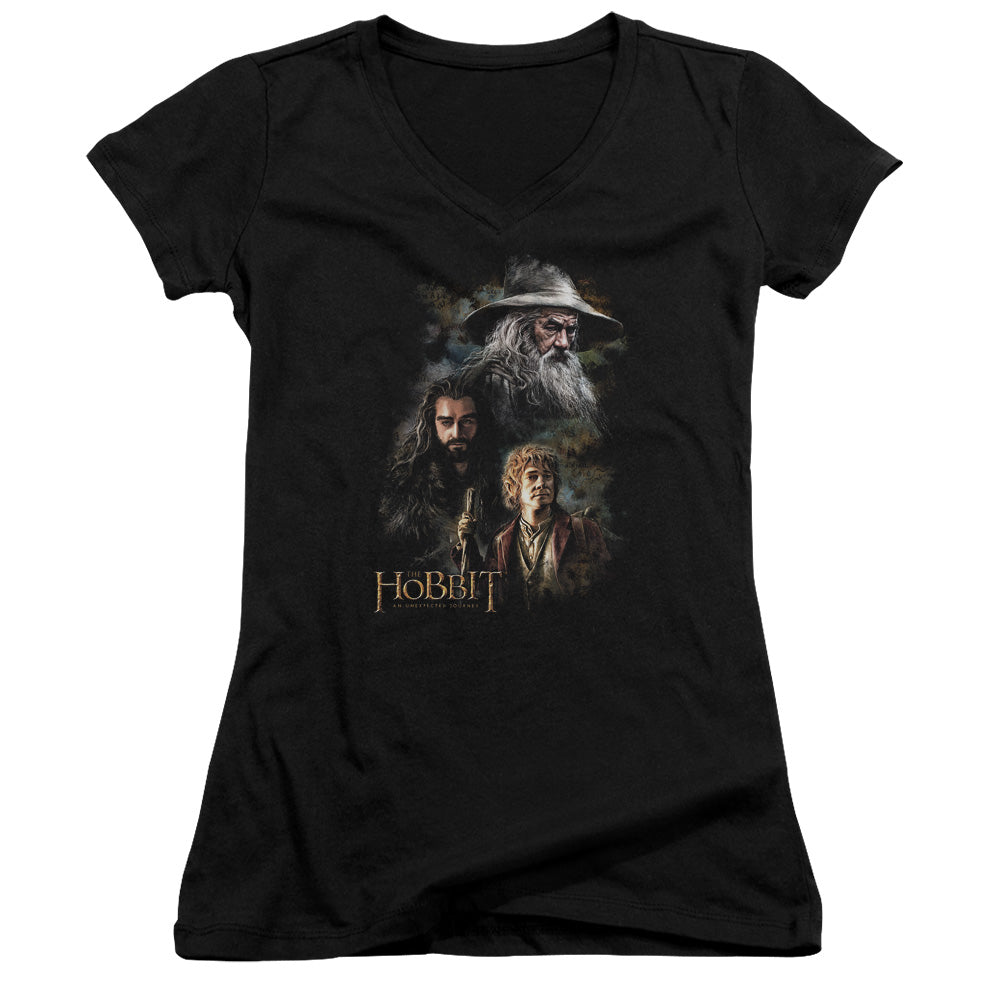 The Hobbit - Painting - Junior V-neck - Black