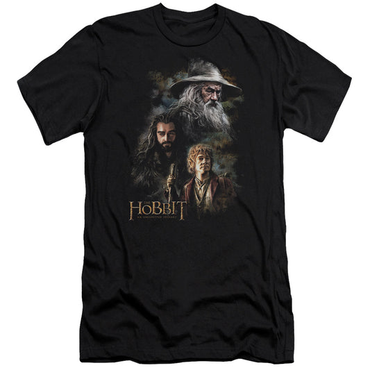 The Hobbit - Painting - Short Sleeve Adult 30/1 - Black T-shirt