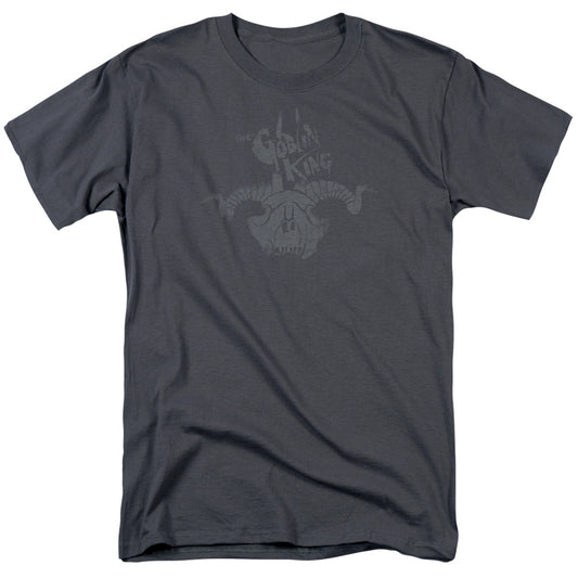 The Hobbit - Golin King Symbol - Short Sleeve Adult 18/1 - Charcoal T-shirt