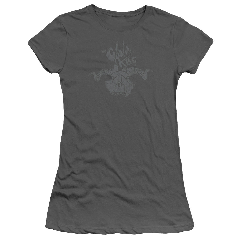 The Hobbit - Golin King Symbol - Short Sleeve Junior Sheer - Charcoal T-shirt