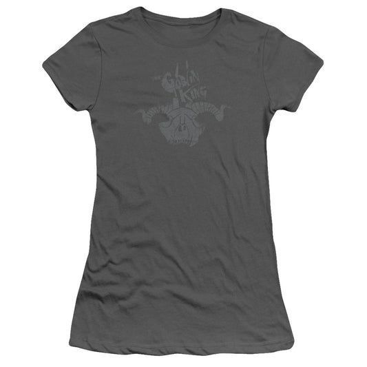 The Hobbit - Golin King Symbol - Short Sleeve Junior Sheer - Charcoal T-shirt