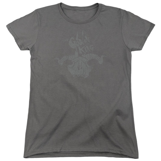 The Hobbit - Golin King Symbol - Short Sleeve Womens Tee - Charcoal T-shirt