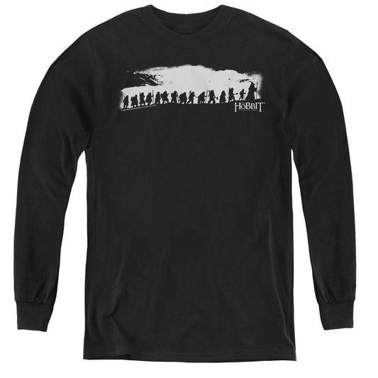 The Hobbit - The Company - Youth Long Sleeve Tee - Black