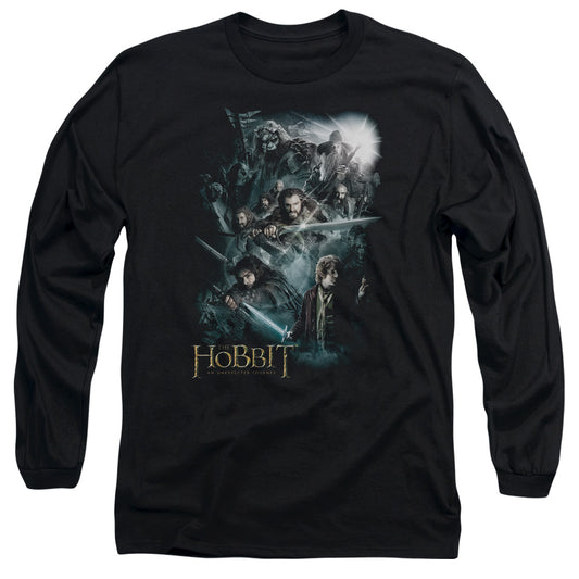 The Hobbit - Epic Adventure - Long Sleeve Adult 18/1 - Black T-shirt