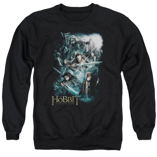 The Hobbit - Epic Adventure - Adult Crewneck Sweatshirt - Black