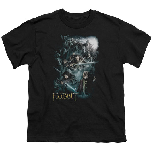 The Hobbit - Epic Adventure - Short Sleeve Youth 18/1 - Black T-shirt
