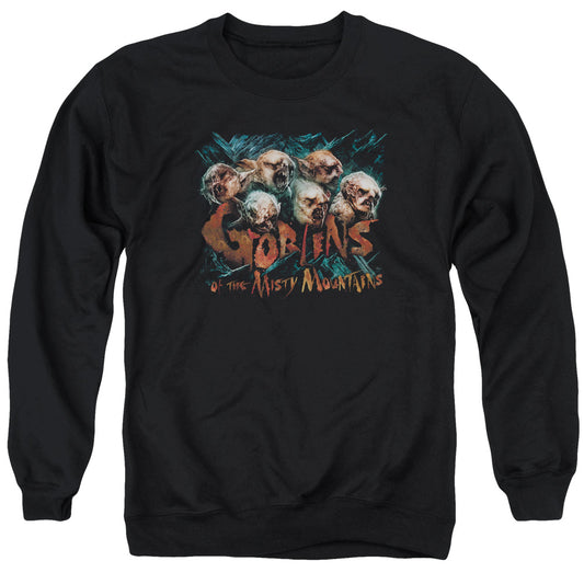The Hobbit - Misty Goblins - Adult Crewneck Sweatshirt - Black