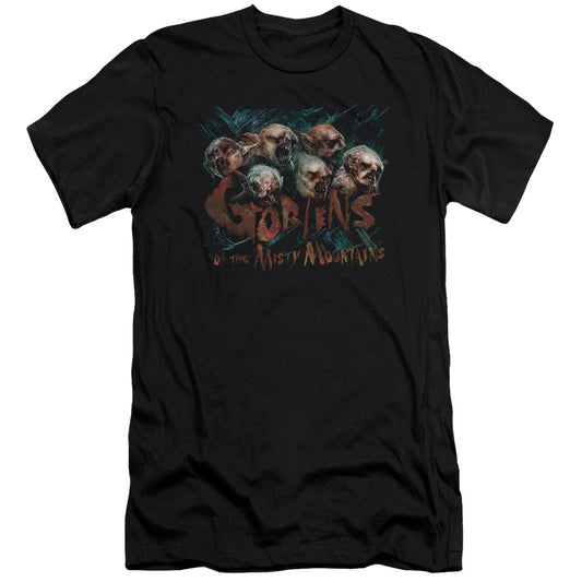 The Hobbit - Misty Goblins - Short Sleeve Adult 30/1 - Black T-shirt