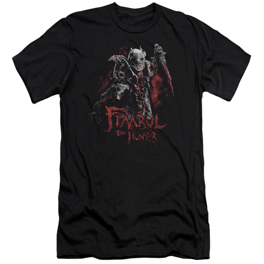 The Hobbit - Fimbul The Hunter-premuim Canvas Adult Slim Fit 30/1 - Black