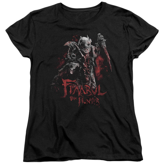 The Hobbit - Fimbul The Hunter - Short Sleeve Womens Tee - Black T-shirt