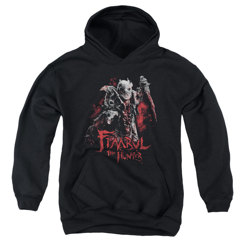 The Hobbit - Fimbul The Hunter - Youth Pull-over Hoodie - Black