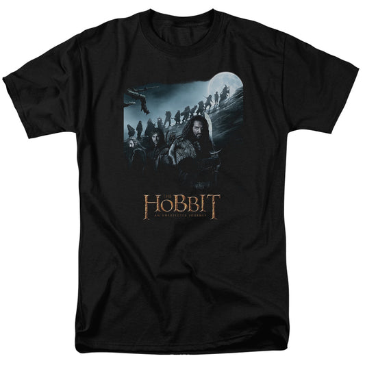 The Hobbit - A Journey - Short Sleeve Adult 18/1 - Black T-shirt