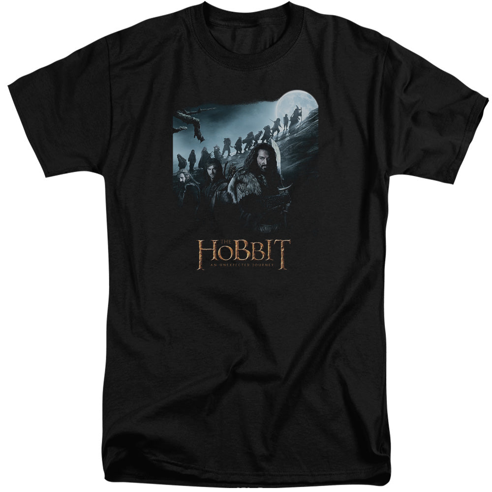 The Hobbit - A Journey - Short Sleeve Adult Tall - Black T-shirt