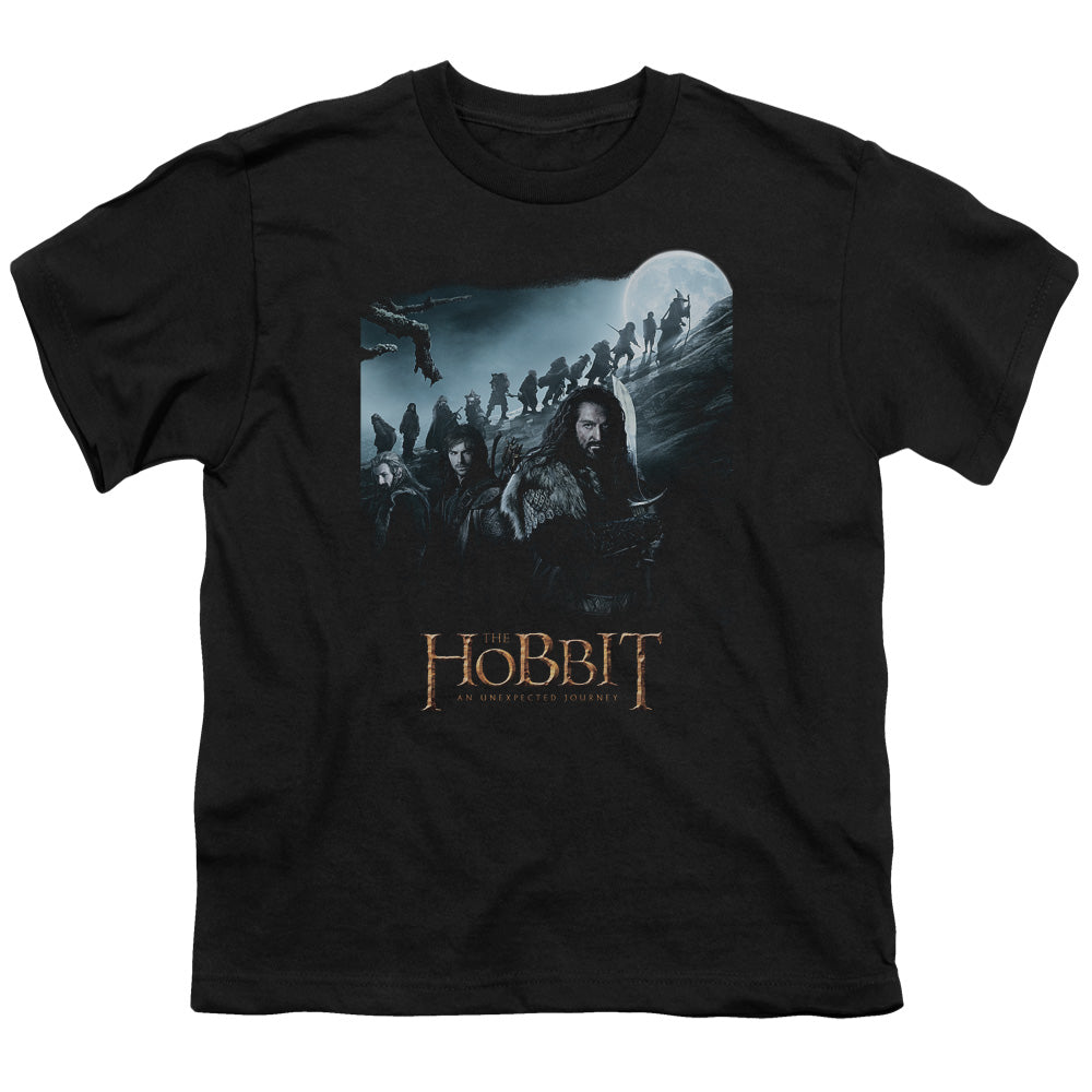 The Hobbit - A Journey - Short Sleeve Youth 18/1 - Black T-shirt