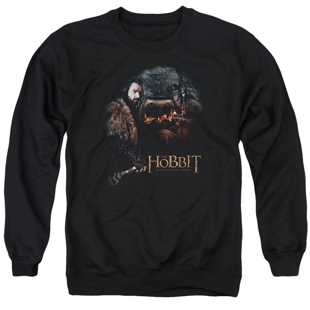 The Hobbit - Cauldron - Adult Crewneck Sweatshirt - Black