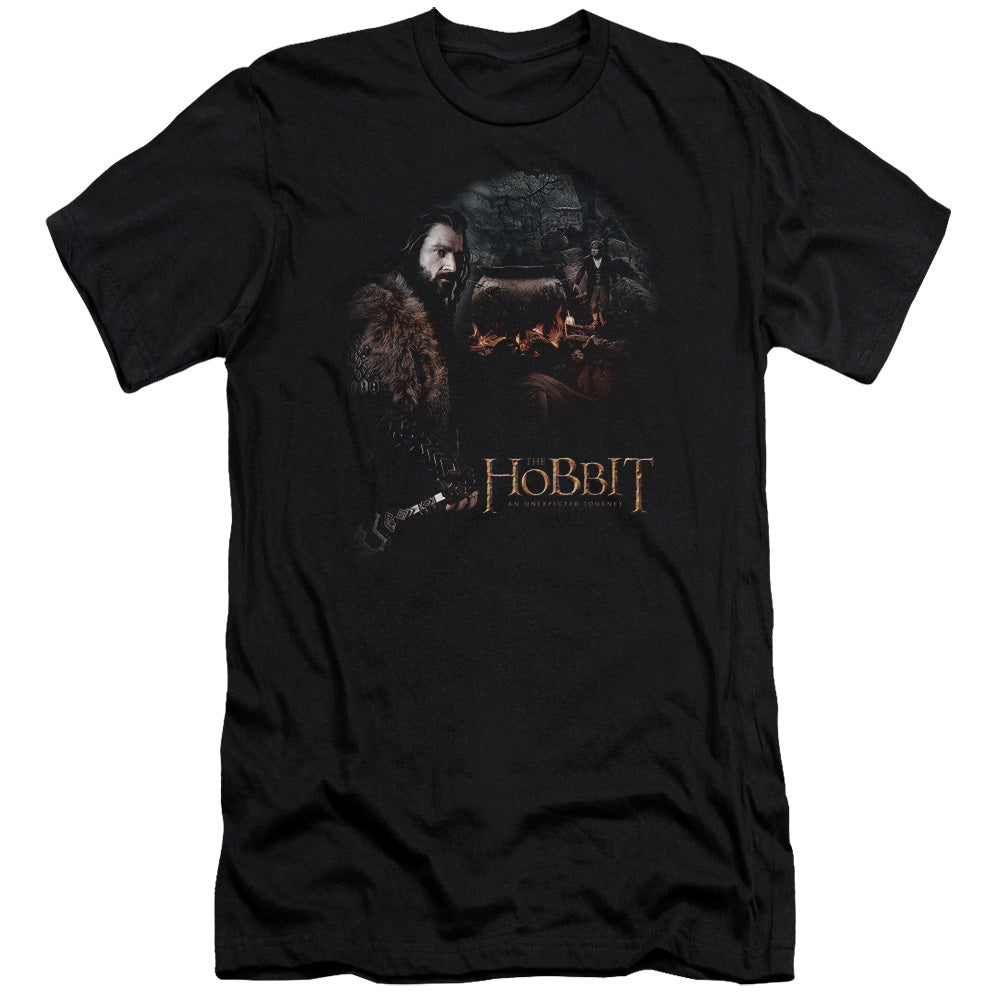 The Hobbit - Cauldron-premuim Canvas Adult Slim Fit 30/1 - Black
