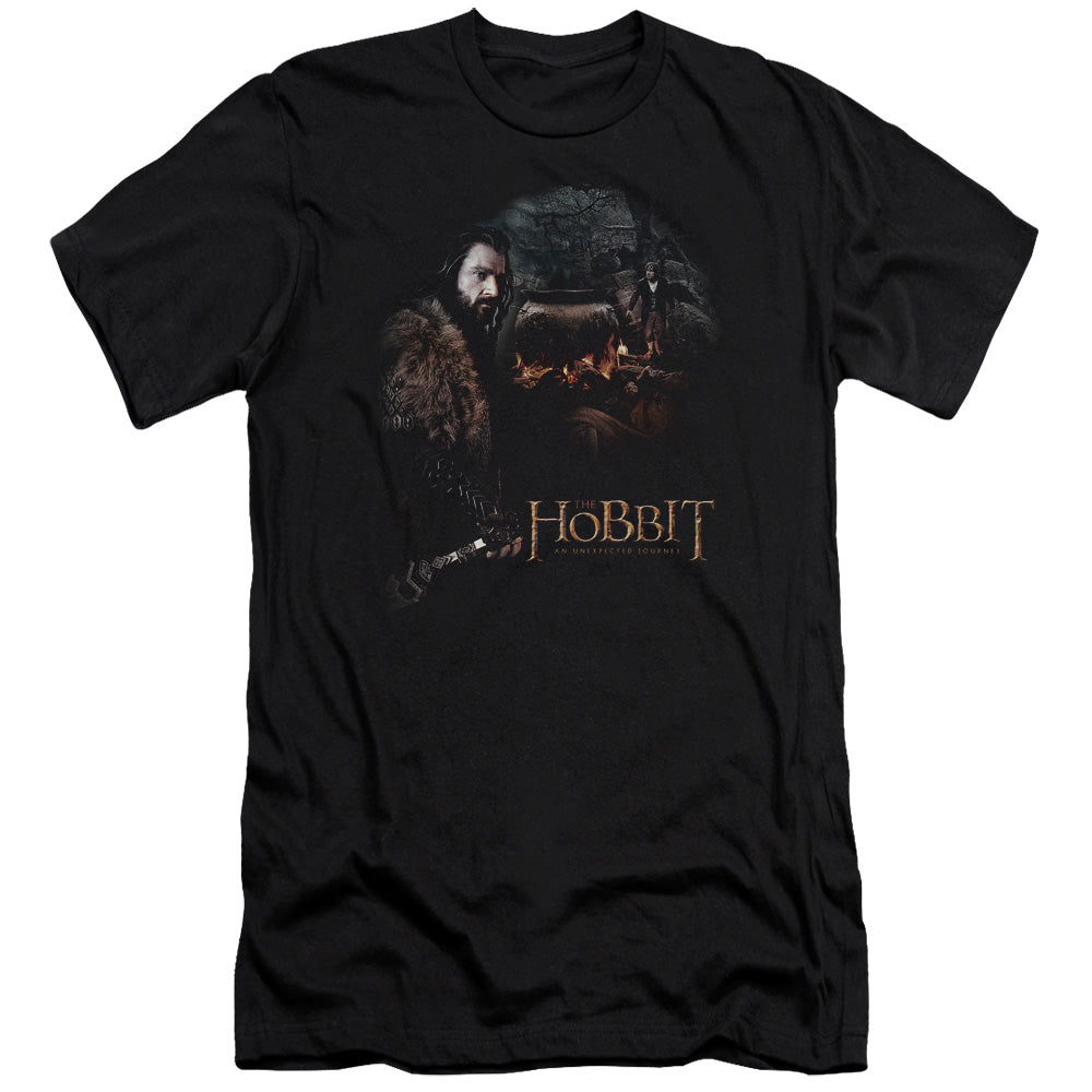 The Hobbit - Cauldron - Short Sleeve Adult 30/1 - Black T-shirt