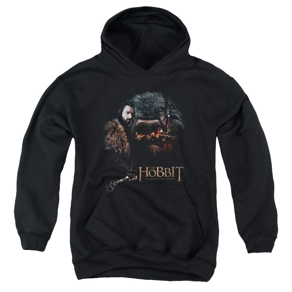 The Hobbit - Cauldron - Youth Pull-over Hoodie - Black