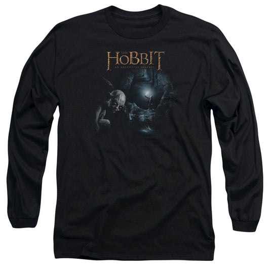 The Hobbit - Light - Long Sleeve Adult 18/1 - Black T-shirt