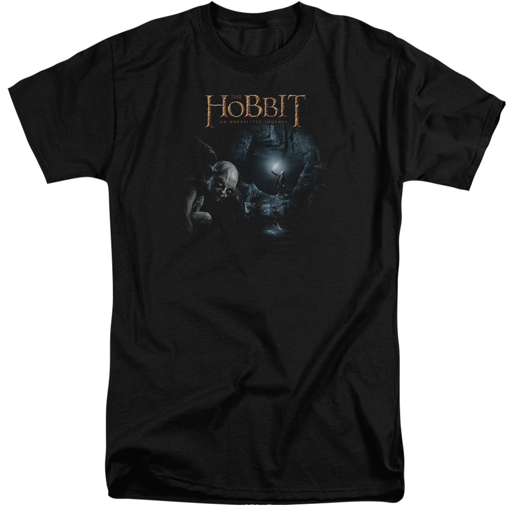 The Hobbit - Light - Short Sleeve Adult Tall - Black T-shirt