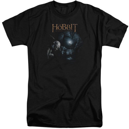 The Hobbit - Light - Short Sleeve Adult Tall - Black T-shirt