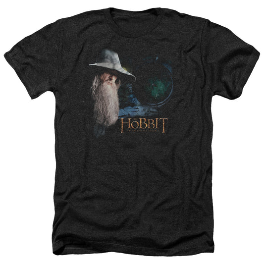 The Hobbit - The Door - Adult Heather-black
