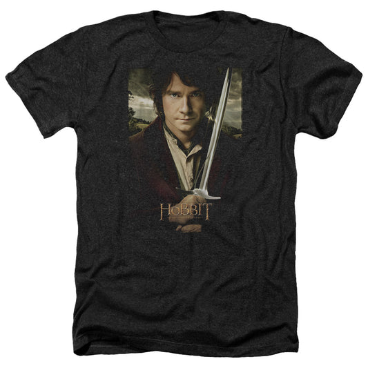 The Hobbit - Baggins Poster - Adult Heather-black