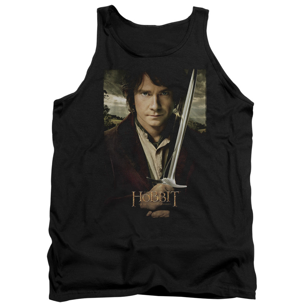 The Hobbit - Baggins Poster - Adult Tank - Black