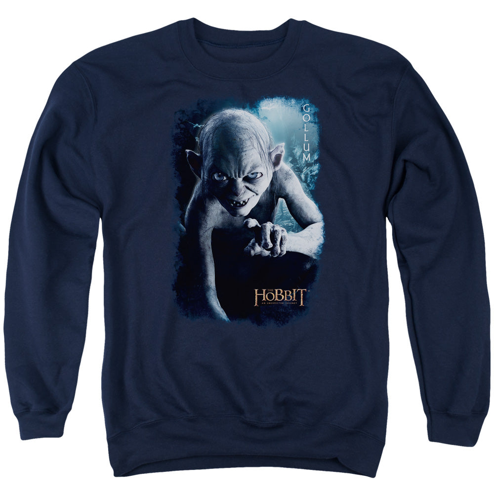 The Hobbit - Gollum Poster - Adult Crewneck Sweatshirt - Navy