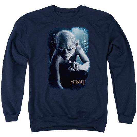 The Hobbit - Gollum Poster - Adult Crewneck Sweatshirt - Navy