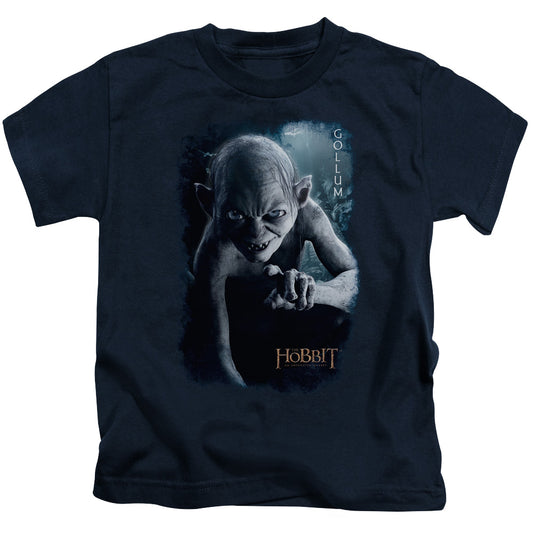 THE HOBBIT GOLLUM POSTER - S/S JUVENILE 18/1 - NAVY - T-Shirt