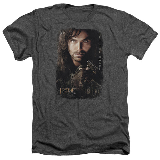 Hobbit - Kili Poster - Adult Heather - Charcoal