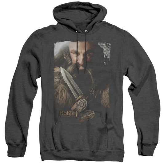 The Hobbit - Dwalin - Adult Heather Hoodie - Black