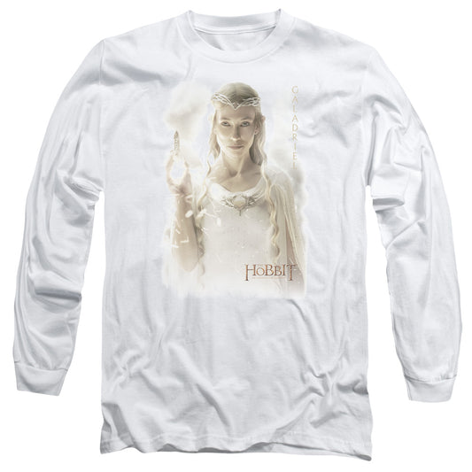 Hobbit - Galadriel - Long Sleeve Adult 18/1 - White T-shirt