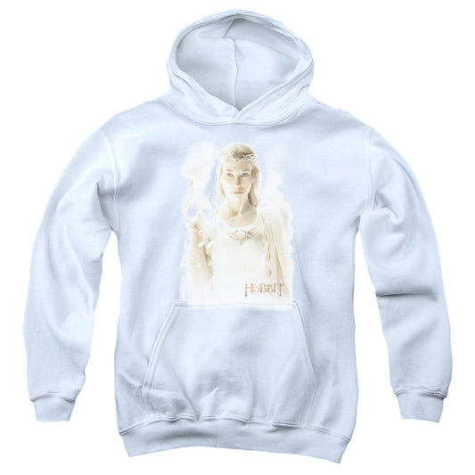 Hobbit - Galadriel - Youth Pull-over Hoodie - White