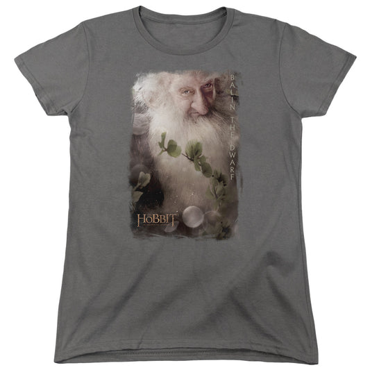 The Hobbit - Balin - Short Sleeve Womens Tee - Charcoal T-shirt