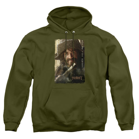 The Hobbit - Bofur - Adult Pull-over Hoodie - Military Green