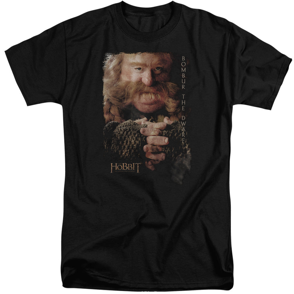 The Hobbit - Bombur - Short Sleeve Adult Tall - Black T-shirt