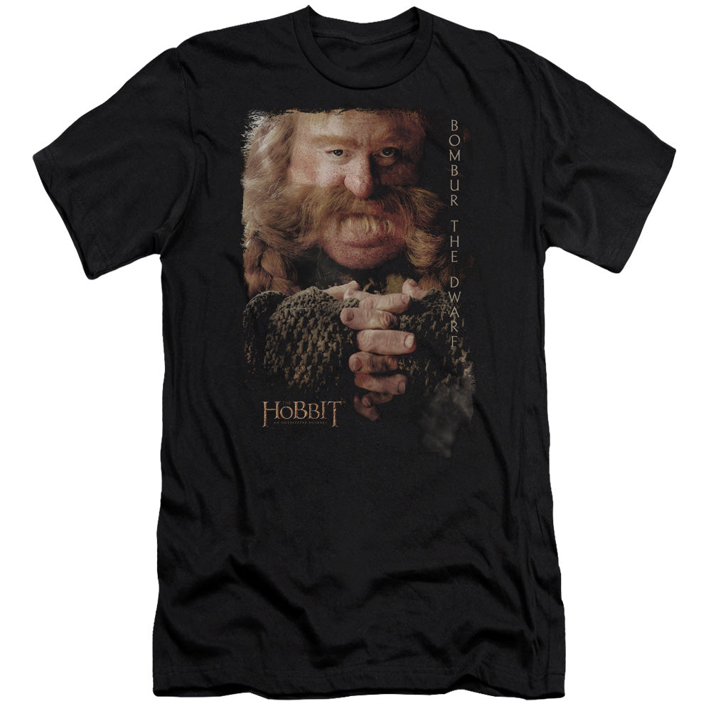 The Hobbit - Bombur-premuim Canvas Adult Slim Fit 30/1 - Black