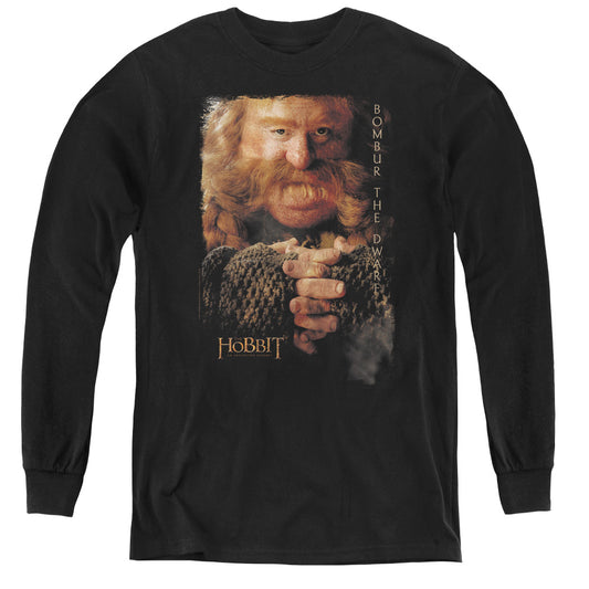 The Hobbit - Bombur - Youth Long Sleeve Tee - Black