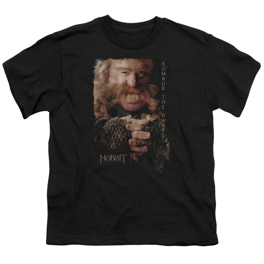 The Hobbit - Bombur - Short Sleeve Youth 18/1 - Black T-shirt