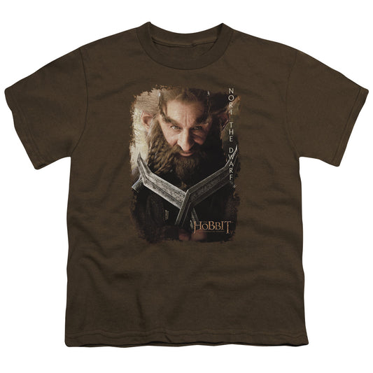 The Hobbit - Nori Poster - Short Sleeve Youth 18/1 - Coffee T-shirt
