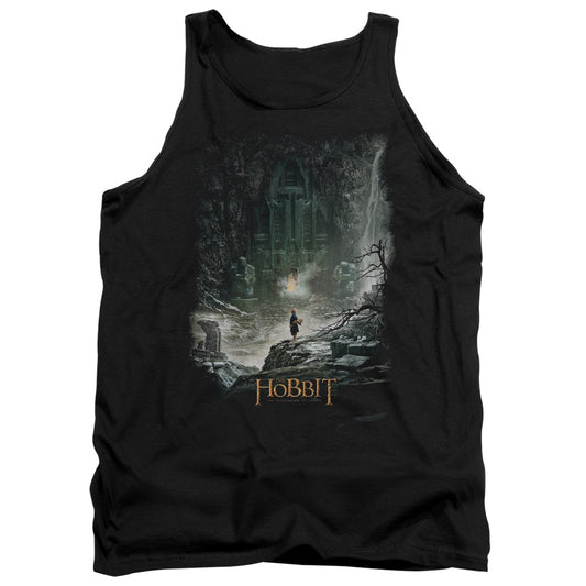 Hobbit - At Smaugs Door - Adult Tank - Black