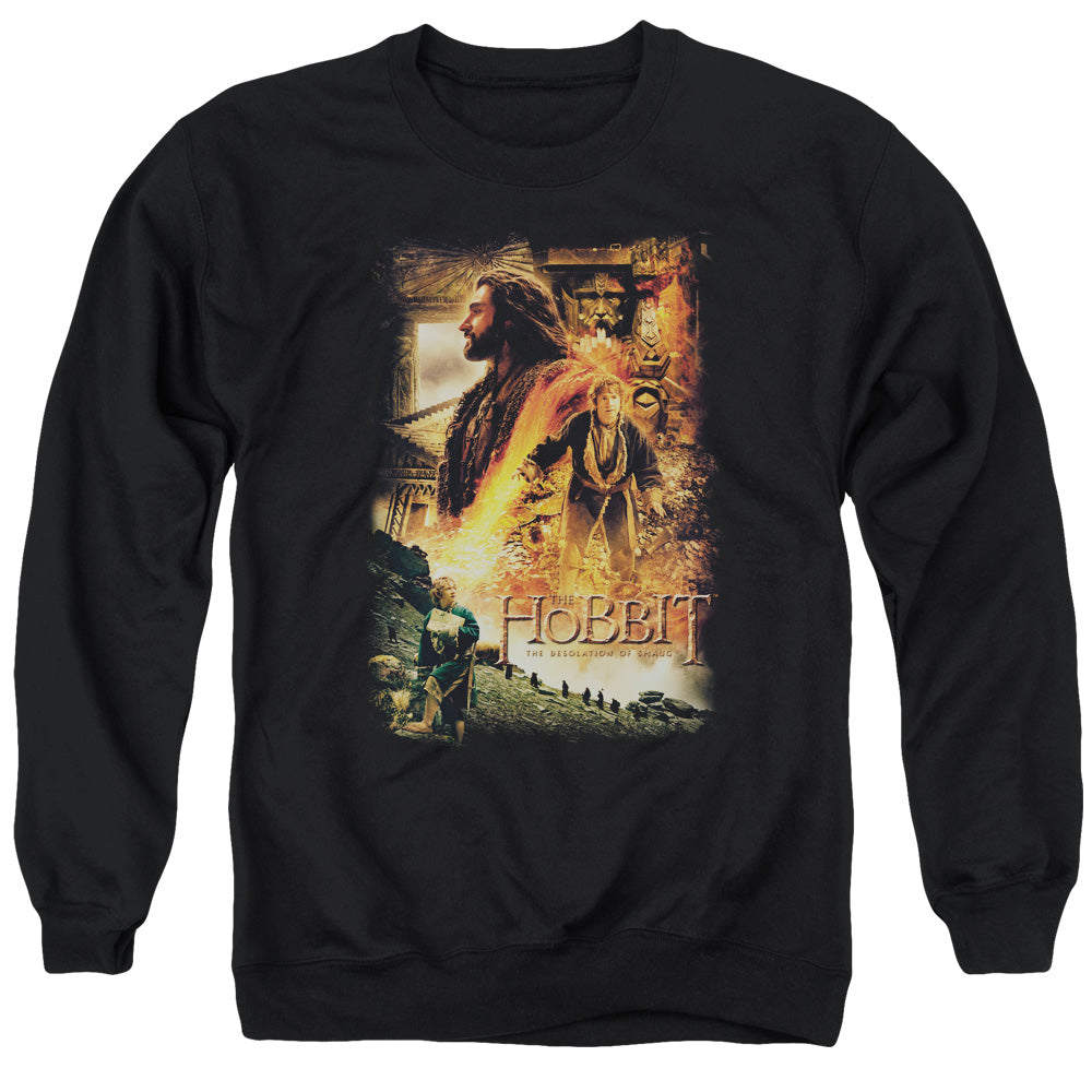 Hobbit - Golden Chamber - Adult Crewneck Sweatshirt - Black