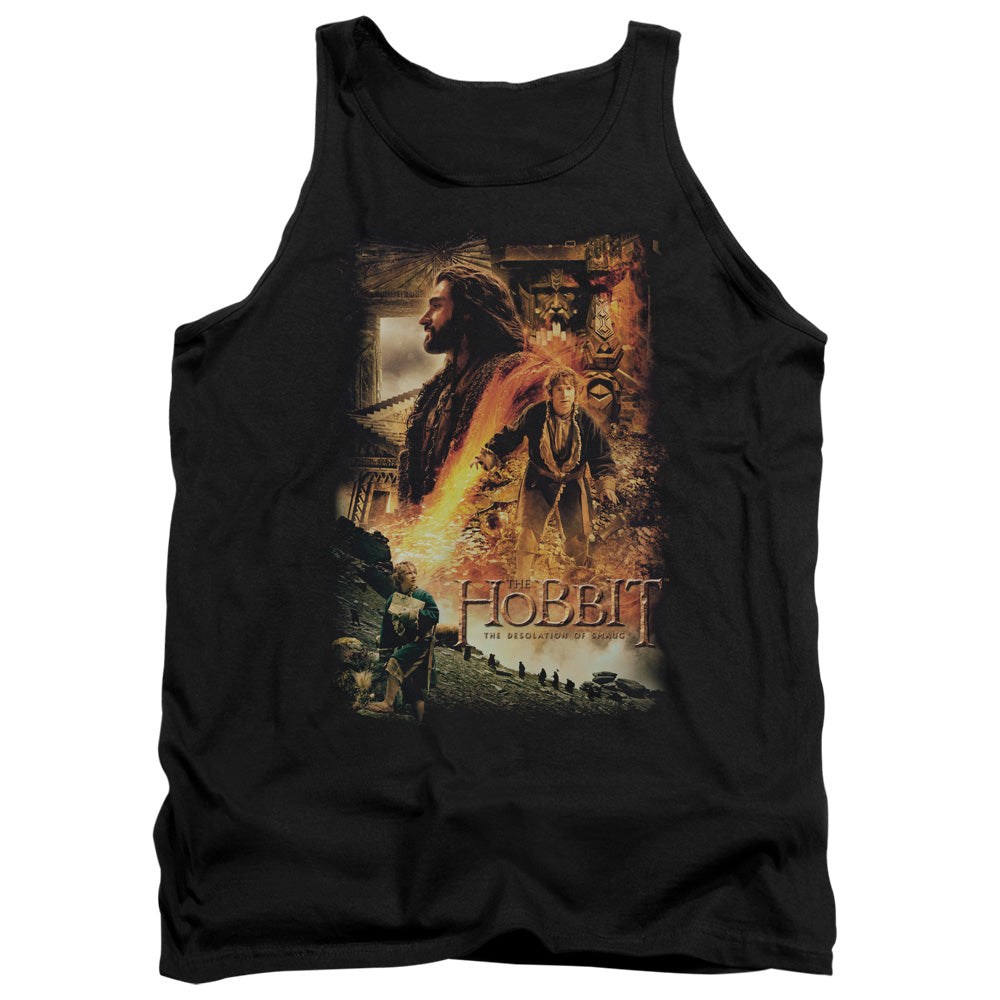 Hobbit - Golden Chamber - Adult Tank - Black