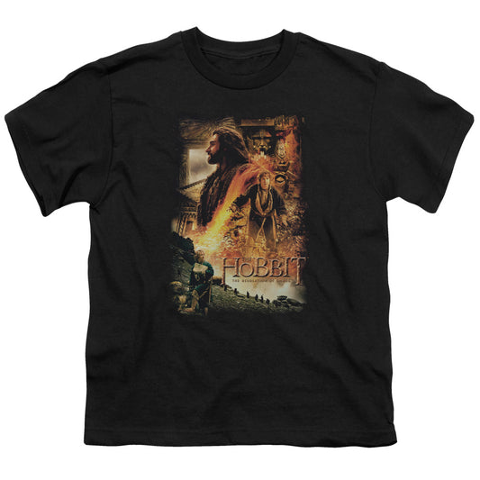 Hobbit - Golden Chamber - Short Sleeve Youth 18/1 - Black T-shirt