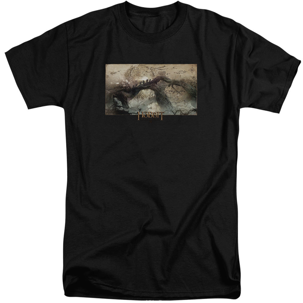 Hobbit - Epic Journey - Short Sleeve Adult Tall - Black T-shirt